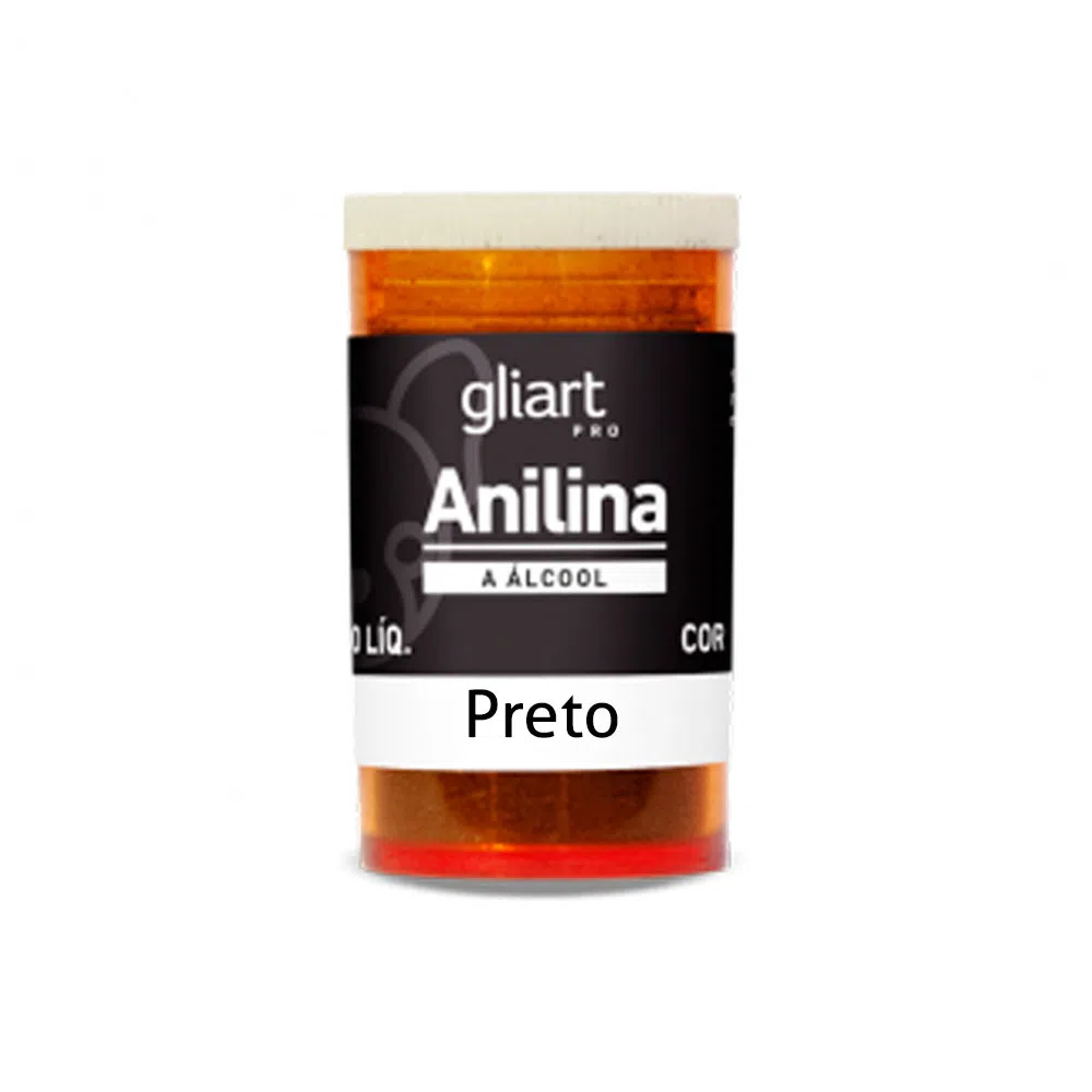 ANILINA A ALCOOL 3GRS PA009 PRETO GLIART UND