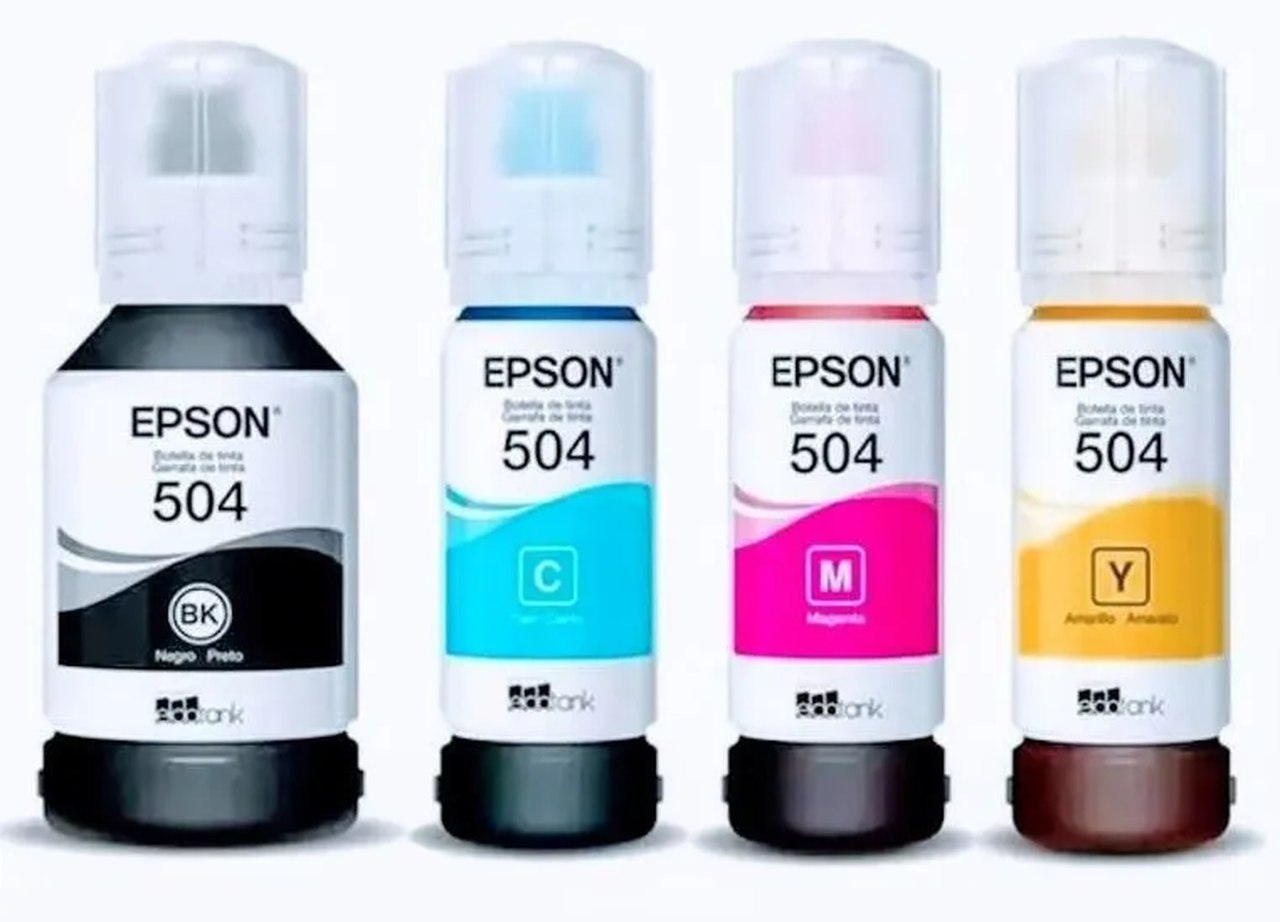 REFIL DE TINTA T504 70ML CORES EPSON UND