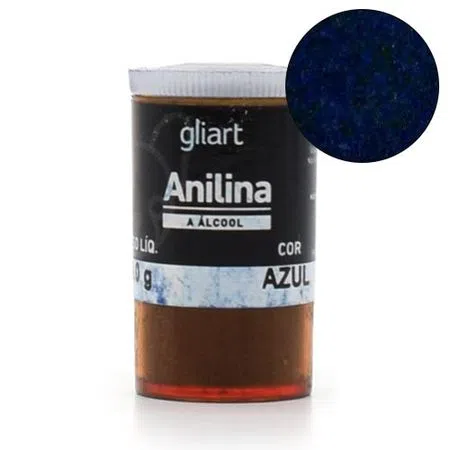 ANILINA A ALCOOL 4GRS PA0091 AZUL GLIART UND