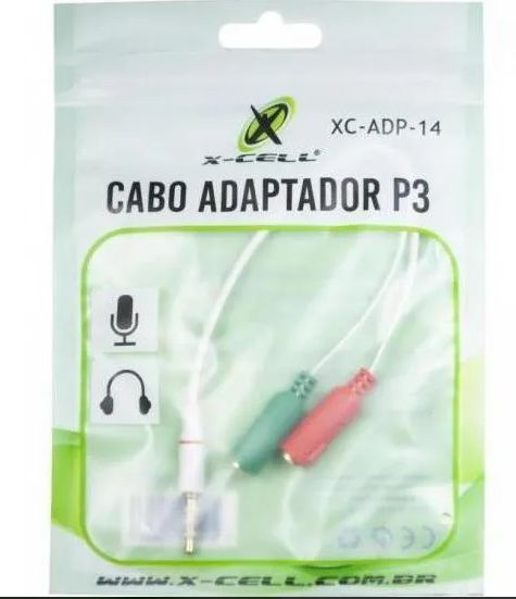 ADAPTADOR P3 X P2 DUPLO XC-ADP-14 X-CELL