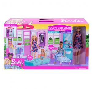 BARBIE CASA GLAM C/ BONECA FXG55 MATTEL