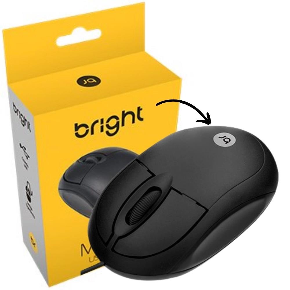 MOUSE OPTICO 1000DPI USB 0106 BRIGHT UND