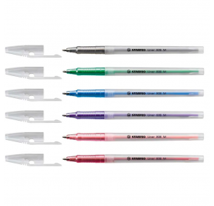 CANETA ESF. LINER 808M CORES STABILO UND