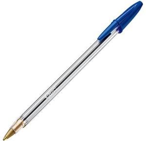 CANETA ESF. CRISTAL MED.  CORES  BIC UND