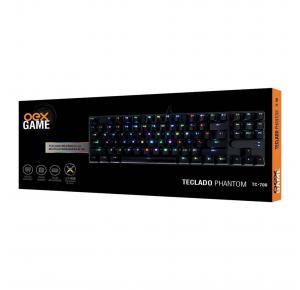 TECLADO GAMER C/ FIO RGB PHANTOM TC-700 OEX