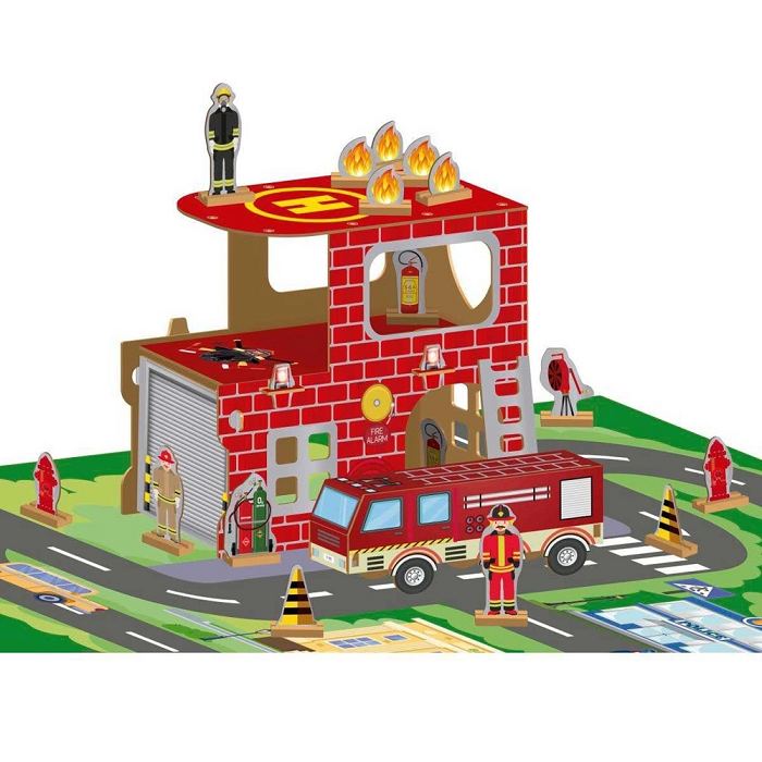 FIRE STATION 39PCS 2789 BRINCADEIRA DE CRIANCA UND