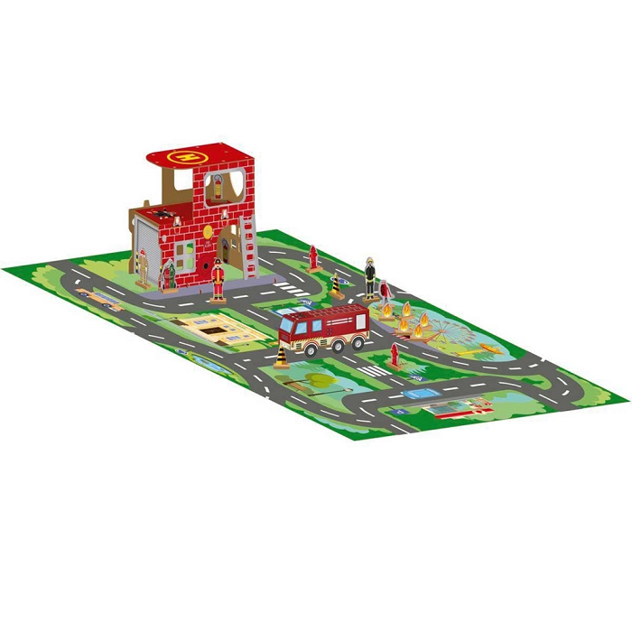 FIRE STATION 39PCS 2789 BRINCADEIRA DE CRIANCA UND