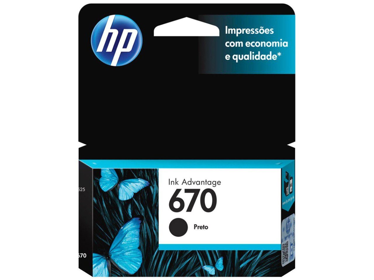 CARTUCHO DE TINTA 670 CZ113AB 7,5ML PRETO HP UND