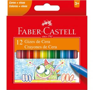 GIZ DE CERA 12 CORES 141012N FABER CASTELL