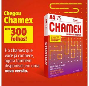 PAPEL A4 210X297 75GRS CHAMEX PCT C/300FLS
