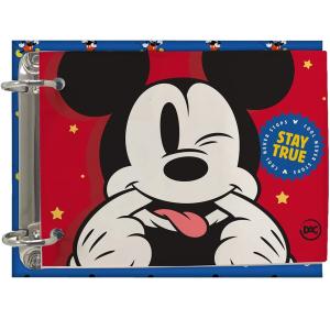 CADERNO ARGOLADO MINI MICKEY 80F 3764 DAC UND