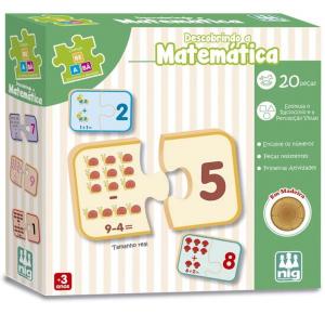 DESCOBRINDO MATEMATICA 20 PCS 0420 NIG BRINQUEDOS 