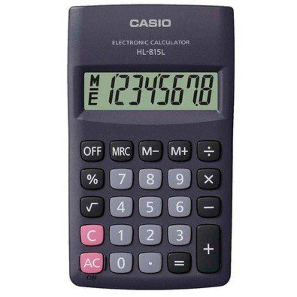 CALCULADORA BOLSO 08 DIG HL815L CASIO UND