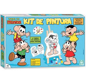 KIT DE PINTURA TURMA DA MONICA 0766 NIG BRINQUEDOS 