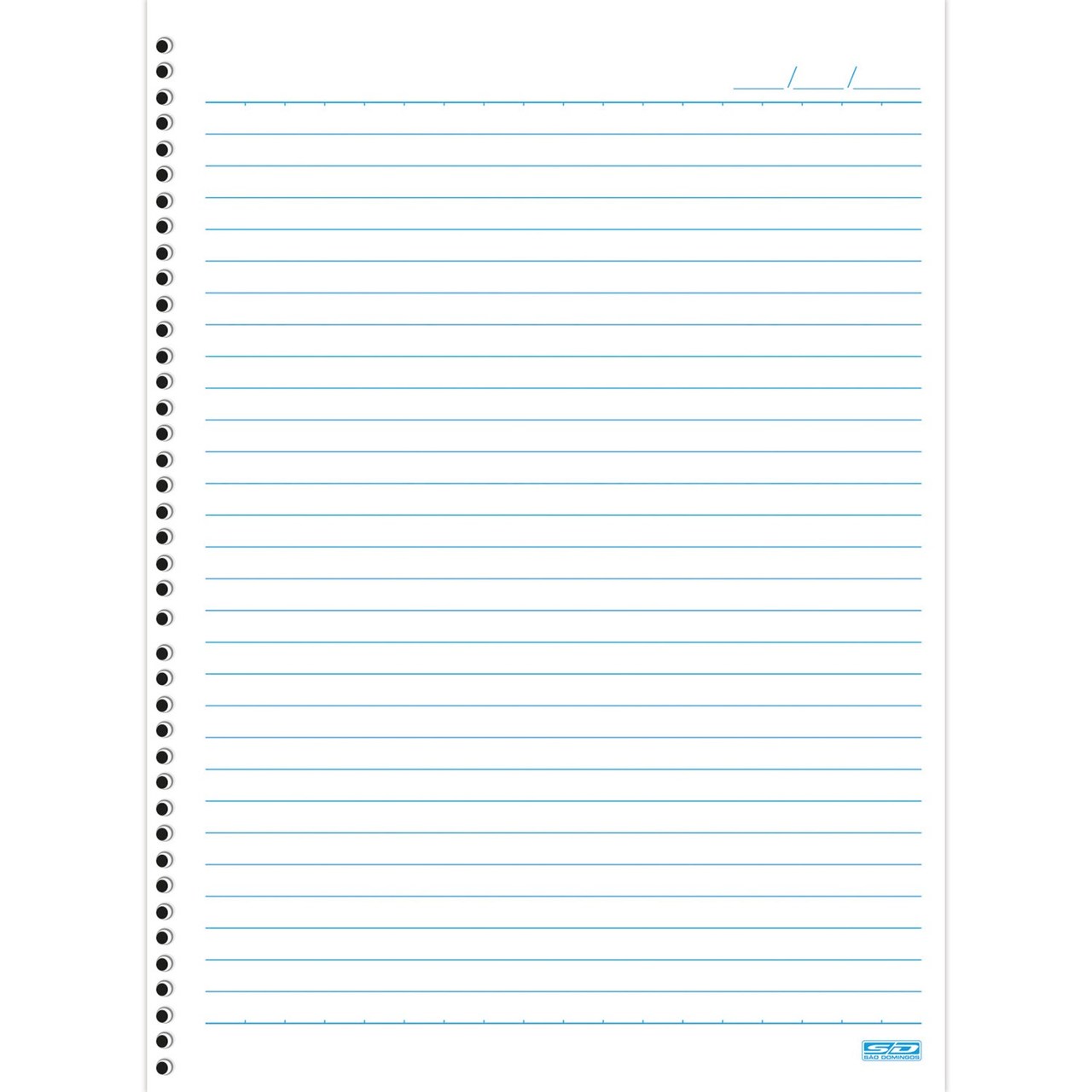 CADERNO 1X1 96FLS CD KBOM LIGTH MASC 233011 SAO DOMINGOS UND