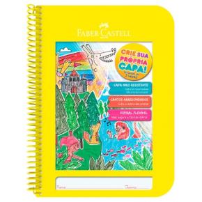 CADERNO CRIATIVO UNIV. 96 FLS CORES FABER CASTELL