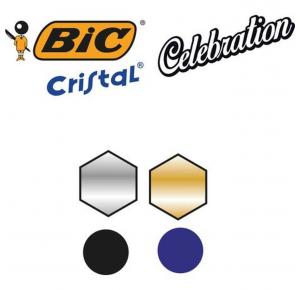 CANETA ESF.  CELEBRATION MED.  CORES BIC UND