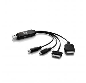 CARREGADOR MULTIFUNCIONAL 4 EM 1 USB 2.0 UC-14 C3TECH