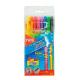 GIZ DE CERA 08 CORES RETRATIL FRUITS C/ AROMA 686448 TRIS UND
