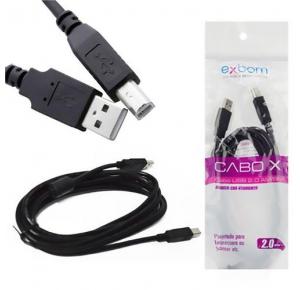 CABO USB 2.0 AM / AM C/ 2MTS EXBOM