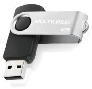 PEN DRIVE 08GB TWIST PD587 MULTILASER