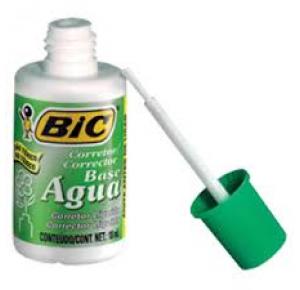 CORRETIVO LIQUIDO AQUA 18ML BIC UND