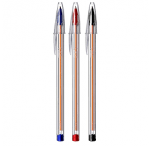 CANETA ESF. CRISTAL FINA CORES  BIC UND